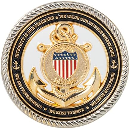 Obala Sjedinjenih Država USCG Core Vrijednosti izazova kovanica