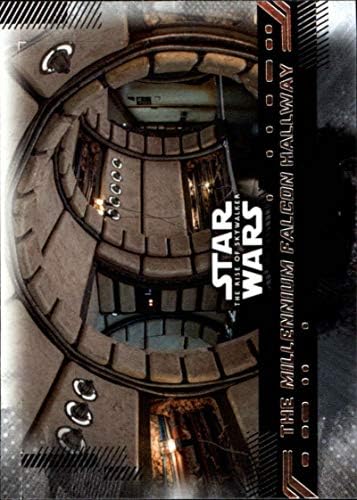 2019 TOPPS Star Wars Raspon Skywalker serije Jedan 91 Trgovačka kartica Millennium Falcon Halcway