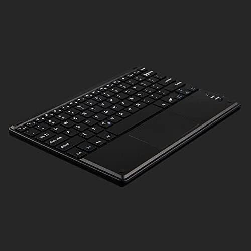 BoxWave tastatura kompatibilna sa Samsung Galaxy Tab A 10.5 Wi-Fi-SlimKeys Bluetooth tastaturom sa Trackpadom, prenosivom tastaturom sa Trackpad-om-Jet Black