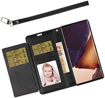 SWP za Galaxy Note 20 Ultra torbicu za novčanik, Napomena 20 Ultra futrola sa postoljem za narukvicu za djevojčice žene, Folio Flip