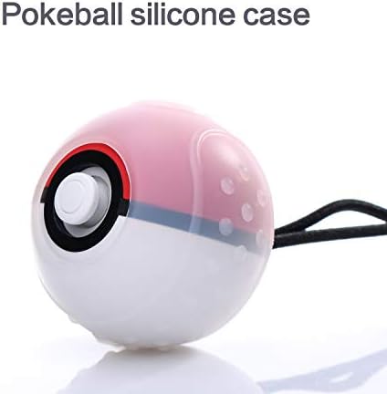 Noseći slučaj i jasan slučaj za Nintendo prekidač Poke Ball Plus Controller, zaštitna futrola za Poke Ball Plus i Silikon jasan slučaj za Poke Ball Plus - Crna