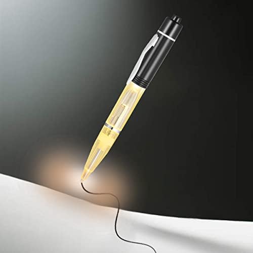 Penyeah olovka, crna LED olovka sa svjetlom za pisanje u tamnom, crnom mastilo osvijetljenim hemijskim olovkama za dom / ured / školsko-bijelo