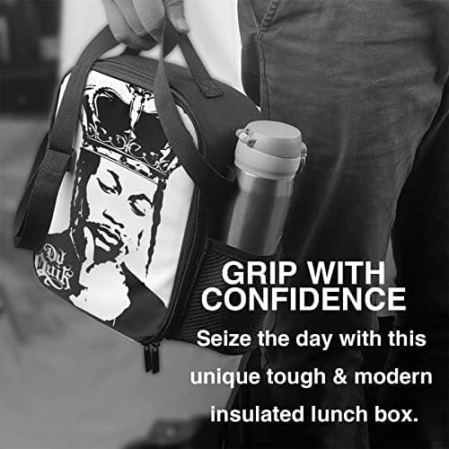VVEDIK Dj Quik torba za ručak Unisex Moda vodootporna lagana posuda za ručak velikog kapaciteta zgusnuta bento torba za muškarce i žene