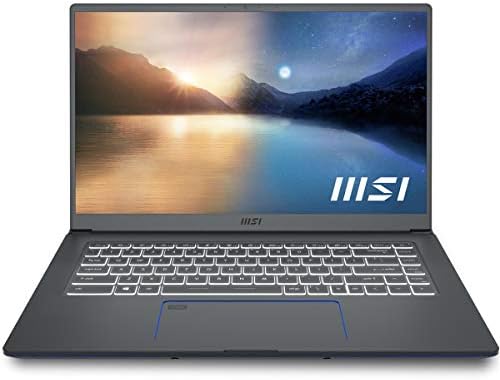 MSI Prestige 15 Professional Laptop: 15.6 4K Ultra-tanak okvir ekran, Intel Core i7-10710u, NVIDIA GeForce GTX1650 , 32GB RAM-a, 1TB
