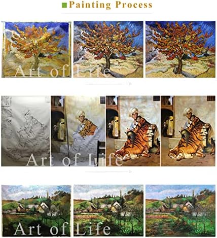 80-1500 dolara ručno oslikali nastavnici umjetničkih Akademija - 4 umjetničke slike Mrtva priroda četiri breskve Henri Fantin Latour Fruits uljana slika na platnu - zidni dekor 01