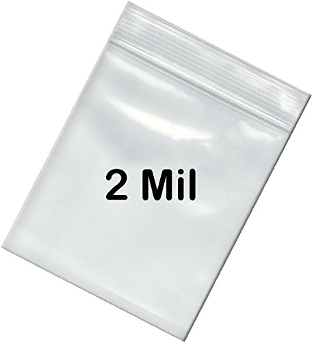 BNY ugao 2 Mil 3x5 Clear Plastic Zipper Reclosable torbe za odlaganje 3 x 5 - 500 tačaka