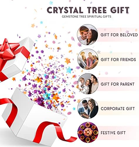 Crnelian Crystal - Srećna dragulja - Kristalni pokloni - Kristalno drvo - Meditacijska soba Dekor-novac - FENG SHUI Decor - Spistal