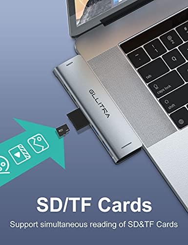 USB C Hub, GLLITRA MacBook Pro USB Adapter, 7 U 2 USB C Dongle Multiport Adapter za MacBook Pro & amp;vazduha i više