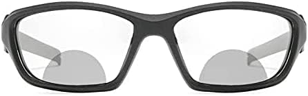 Mincl prelazne Fotohromne Bifokalne naočare za čitanje za muškarce i žene, četvrtaste sportske naočare za sunce čitači 0~+4,00