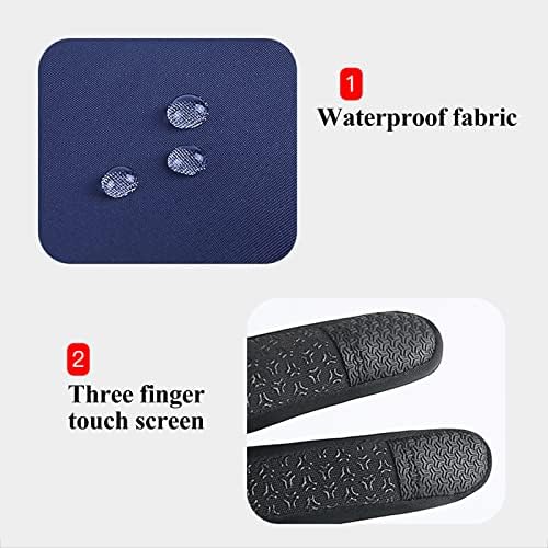 Qvkarw Touchscreen Black Unisex Premium - zimske rukavice 1 par rukavice Vjetrootporna zima Zimska oprema Ženska snježna jakna i hlače