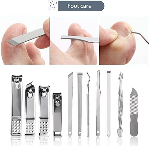 Texumski klip za nokte Professional Grooming Kit Pedikura Kit za nokte Alati za nokte s luksuznim škare za manikuru