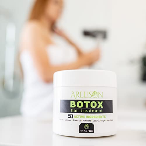 Arllison Botox tretman kose sa Antifrizz, meka sjajna kosa sa dubokom hidratacijom, bez formaldehida, omekšava, hidratantna krema,dodaje