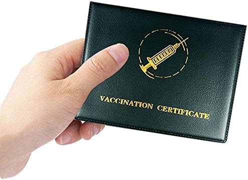 2 pakovanja CDC kartice za vakcinu, 4x3 zaštita kartice za vakcinu, zaštita pu kožne kartice za vakcinaciju za zaštitu vašeg sertifikata