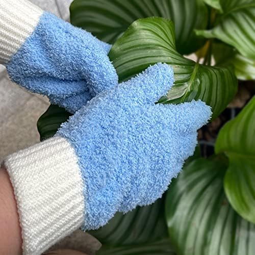 MIG4U rukavice za brisanje prašine od mikrovlakana perive rukavice za čišćenje za višekratnu upotrebu rukavice za čišćenje kuhinjske kuće Auto roletne višebojne 4 para L / XL