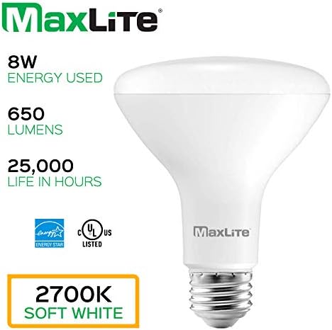 MaxLite BR30 LED sijalice za poplave, 65W ekvivalentno, 650 lumena, zatamnjenje, Energy Star, E26 Srednja baza, 2700k meka bijela,