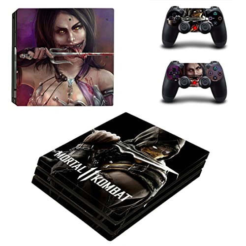 Za PS4 normalnu igru Ninja Mortal Best War Kombat X PS4 ili PS5 skin naljepnica za PlayStation 4 ili 5 konzolu i kontrolere naljepnica