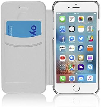 Case iPhone 8 - Pipetto Slim novčanik Case ultra tanki premium originalni kožni poklopac sa 2 utora za karticu - mornarice