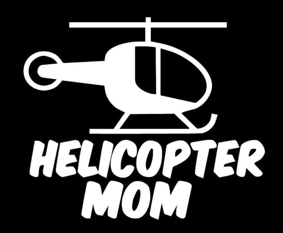 Helicopter mama decal- {White} 5 naljepnica - smiješna mama naljepnica, mjehurić beba, naljepnica s novom mamom, lebdeći mama, mama za život šest796w