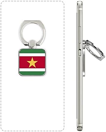 Surinam Nacionalna zastava Južnoj Americi Zemljinski kvadratni stalak za držač zvona za mobitel nosač univerzalni poklon podrške