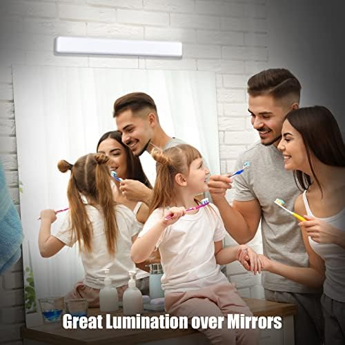 LPHUMEX toaletna svjetla za kupaonicu, 6000k 16in moderna svjetla za kupaonicu iznad ogledala, 18w Super svijetli štap na zidnim Svijećnjacima LED bar svjetla, zrcalna svjetla za brijanje, nanošenje šminke