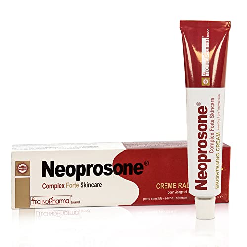 NEOPROSONE, krema za posvjetljivanje kože | 1.7 Fl oz / 50 ml / Fade tamne tačke na: lice, laktovi, koljena, tijelo / sa alfa arbutinom,