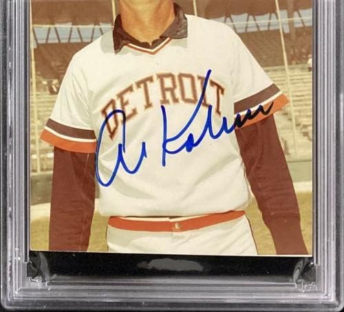 Al Kaline potpisao je fotografiju 3x5 bejzbol Detroit Tigers Autograph 18x AS HOF PSA / DNK - AUTOGREM MLB Photos