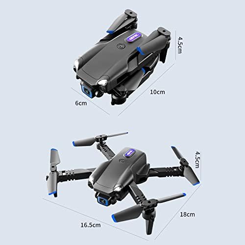 QIYHBVR Mini dronovi za djecu sa 720p FPV kamerom, Follow Me, RC Quadcopter za početnike, sa nadmorskom visinom, one key Control,