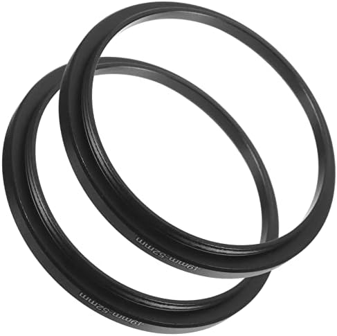 SOLUSTER 2PCS adapter navojni navojni supping-mm aluminijski prsten za prsten-mm Filter kružna legura legura