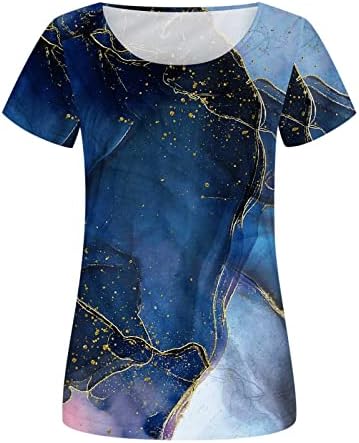 Ženski vrhovi sakriju trbuh tunika 2023 ljetne majice kratkih rukava dugačke tvari povremene haljine za haljine za nošenje sa gamašima