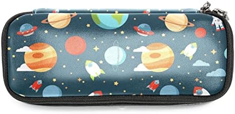 Guerotkr pernica, torbica za olovke, Kutija za olovke, estetska pernica, svemirski brod svemirski brod plavi uzorak