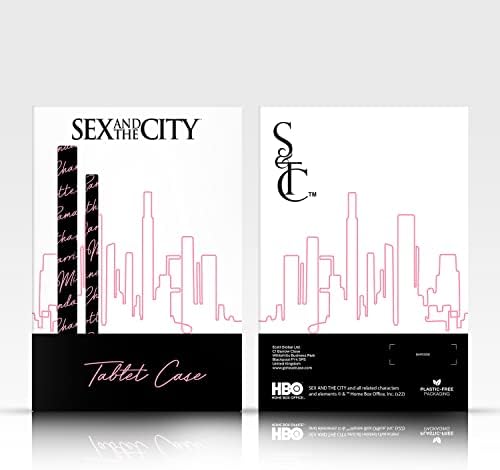 Dizajni za glavu zvanično licencirani seks i grad: Televizijski serija Carrie Likovi Kožna knjiga Novčanica Kompatibilna sa Apple iPad Pro 12.9 2020/2021/2028