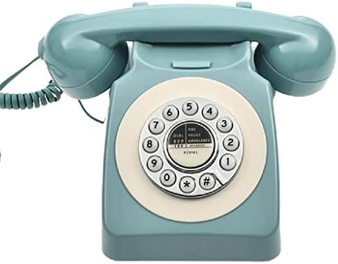 Lhllhl staromodni telefon ožičeni telefon Retro Početna Fiksni telefon Mini-tipkovni biranje telefonskog ukrasa za telefon Hotel fiksni