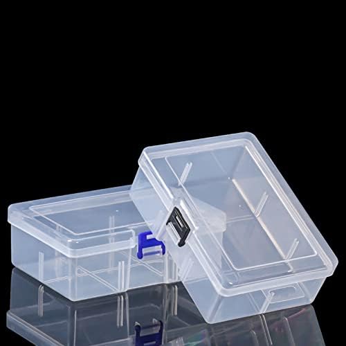 Skladišta 1pc Transparentni komponentni vijak za odlaganje nakita Prikaz praktičnog kutija za alat Plastični okvir za šivanje alata