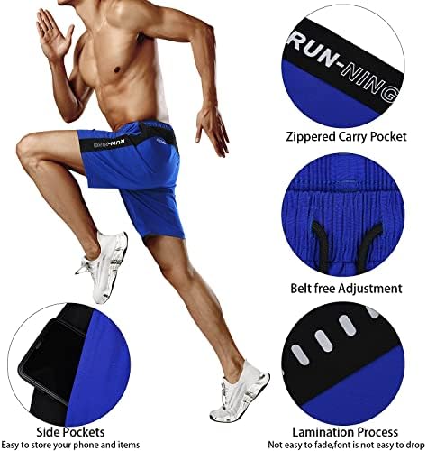 Becloh Muške kratke hlače Brzo suho atletska košarkaška obuka Lagana sportska teretana trčanje Jogger Workout sa džepovima