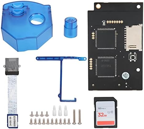 za optičku simulaciju Gdemu optičkog pogona, V5.15B Popravak optičkog pogona za SEGA Dreamcast Game Concole VA1 domaćin, sa 32G igrama za pohranu igara prozirna plava