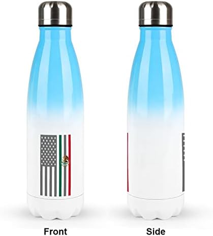 Američka zastava Meksiko 17oz Sportska boca za vodu od nehrđajućeg čelika vakuum izolirana cola oblika za višekratnu sportsku tikvicu