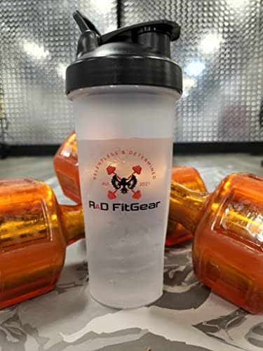 Rad Fitgear Shaker Boca sa 24 unce, idealna za prethodno vježbanje, unutar-vježba, post-vježba, proteina ili smoothie pića