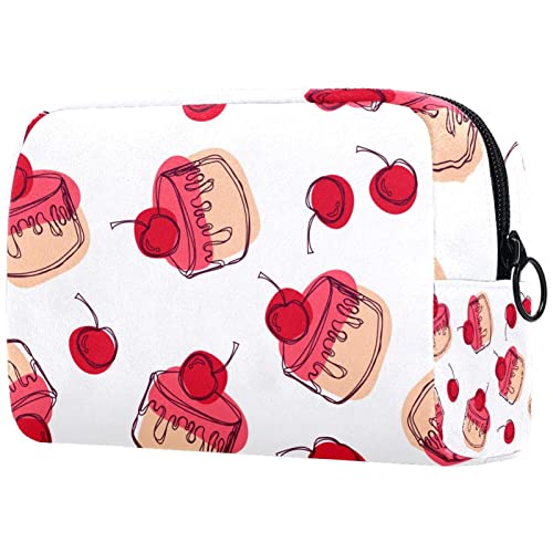 Prozorska staklena torbica za šminku za torbicu za torbicu Travel Kozmetička torba Prijenosna toaletna torba za žene Djevojke Pokloni