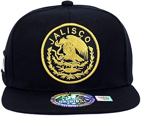 Meksički šešir Meksiko Državni savezni logotip izvezeni snapback ravni bajbol kapa