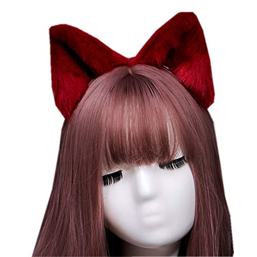 Anime Cosplay Faux fur životinjske mačke uši za kosu za kosu fluffne kostim Fancy haljina bareta za šećer