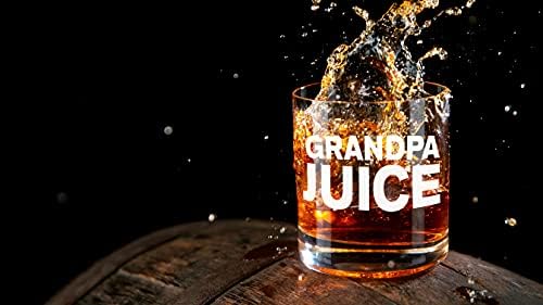 Klubovi pokloni za Djeda-Djed Juice - 11oz Funny Whisky/čaša za koktele - ideja od kćeri, Fathers Day, Papa, New, za rođendan, unuk,