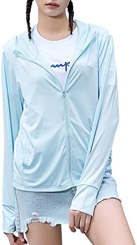 Ženska UPF 50+ UV zaštitna odjeća za zaštitu od sunca Zip up lagana kapuljača za sunčanje Pješačenje na otvorenom performanse jakne
