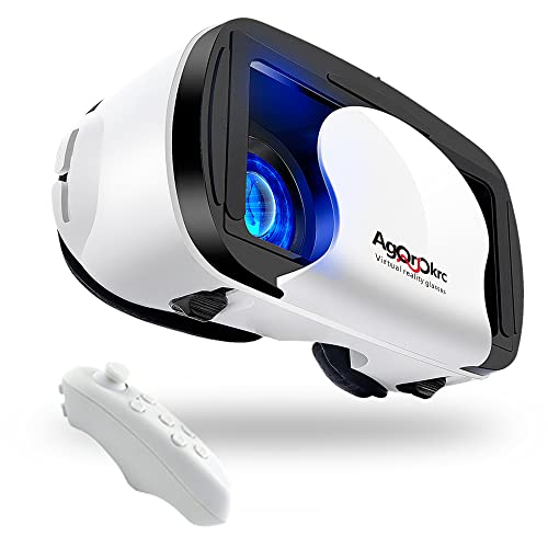 VR slušalice sa kontrolerom podesive 3D VR naočare slušalice za virtuelnu stvarnost HD Blu-ray podrška zaštićena za oči 5~7 inča sa
