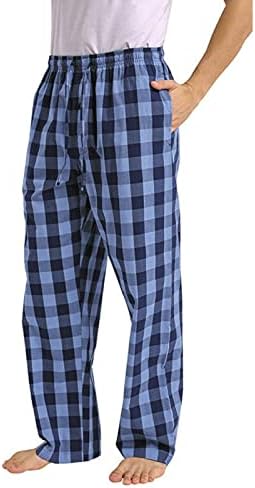 Muške pajama hlače sa džepovima sa dnevnim boravkom i spavanje PJ dno PJS Ležerne prilike labave pantalone sa crtežom