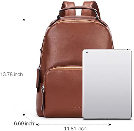 Bostanten Womens kožni novčanik RFID blokiranje velikih kapaciteta i koža 15,6 inčni backpad bakpak za laptop