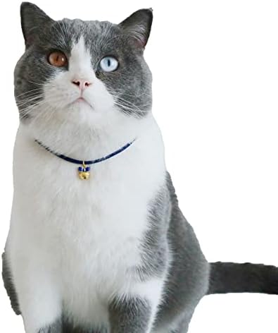 HonRane CAT ovratnik Elegantna atraktivna ogrlica za štene protiv FADE PET mačaka za odmor plave s