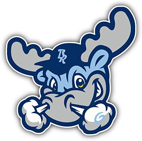 Wilmington Blue Rocks Milb bejzbol glave Logo Vinil umjetnička grafička naljepnica zabojci naljepnica