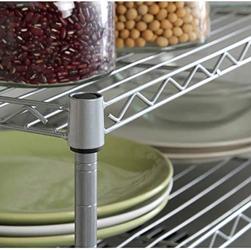 KMMK skladišni nosač pogodan za kuhinju kućna ured dnevni boravak, stalak za pohranu stalak 3-tier mikrovalna pećnica metalna kuhinja