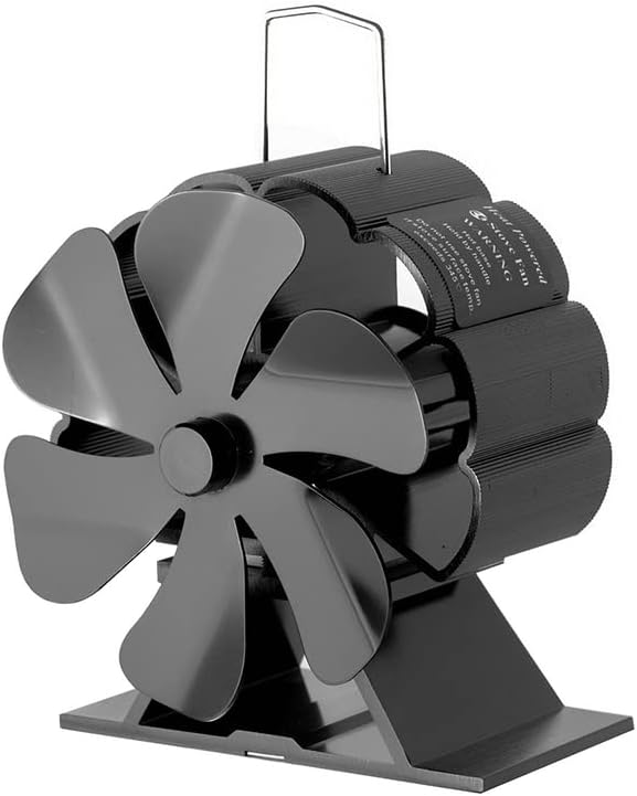 VIGAN kamin Fan 6 oštrice Kućni kamin ventilator peć za grijanje na toplotu ventilator kamin ventilator za kamin na drva ventilator