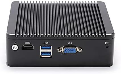 HUNSN Micro Firewall Appliance, OPNsense, VPN, Router PC, Intel Celeron J4125, RS34g, AES-NI, 4 x Intel 2.5 GbE I225-V LAN, 2 x USB3.0, VGA, HDMI, Fanless, 16G RAM, 512G SSD